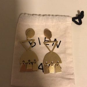 Large madewell statement earrings